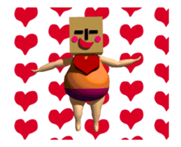 Paper bag Mask 4 sticker #12237766