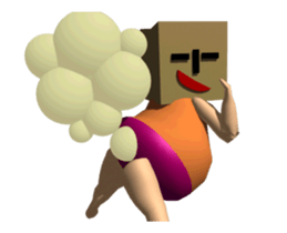 Paper bag Mask 4 sticker #12237774