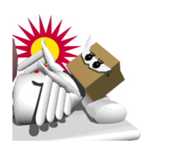 Paper bag Mask 4 sticker #12237778