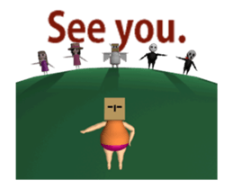 Paper bag Mask 4 sticker #12237781