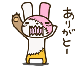 Patchwork Rabbit sticker #12238134