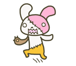 Patchwork Rabbit sticker #12238137
