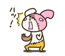 Patchwork Rabbit sticker #12238139