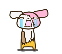 Patchwork Rabbit sticker #12238140