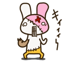 Patchwork Rabbit sticker #12238141