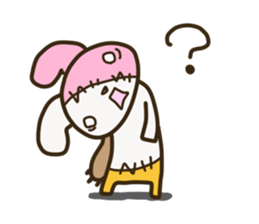 Patchwork Rabbit sticker #12238143