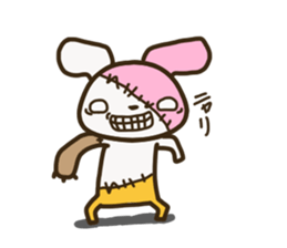 Patchwork Rabbit sticker #12238144