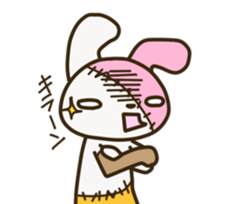 Patchwork Rabbit sticker #12238145