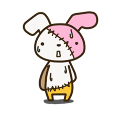 Patchwork Rabbit sticker #12238149