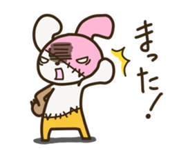 Patchwork Rabbit sticker #12238151