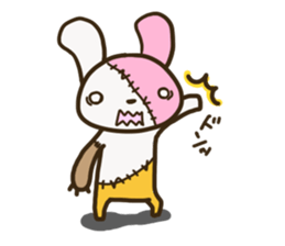 Patchwork Rabbit sticker #12238153