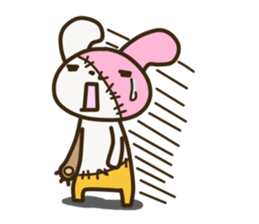 Patchwork Rabbit sticker #12238155