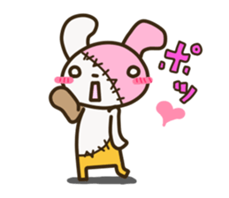 Patchwork Rabbit sticker #12238158