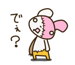 Patchwork Rabbit sticker #12238159