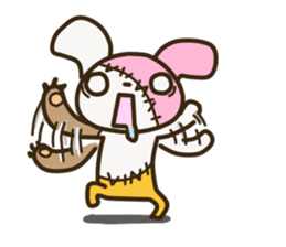 Patchwork Rabbit sticker #12238161