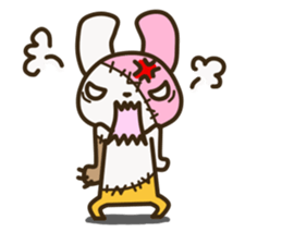 Patchwork Rabbit sticker #12238164