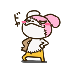 Patchwork Rabbit sticker #12238165