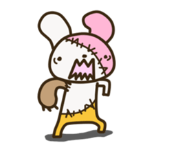 Patchwork Rabbit sticker #12238169