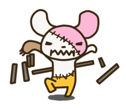 Patchwork Rabbit sticker #12238172