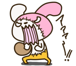 Patchwork Rabbit sticker #12238173