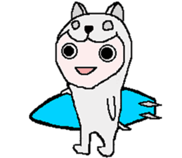 Car and sports and summer sea and animal sticker #12238463