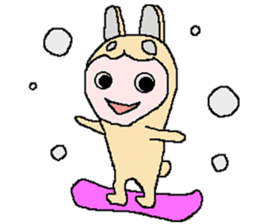 Car and sports and summer sea and animal sticker #12238464