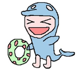 Car and sports and summer sea and animal sticker #12238469