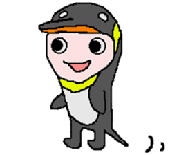 Car and sports and summer sea and animal sticker #12238478