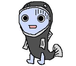 Car and sports and summer sea and animal sticker #12238491