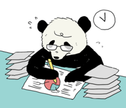 a child panda sticker #12238648