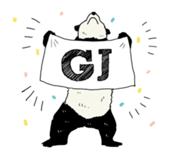 a child panda sticker #12238654