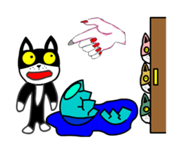 sticker japan cat&gin1 sticker #12238712