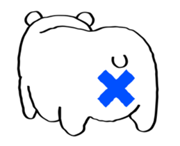 Move Slowly! Kuma 2 sticker #12238728