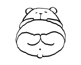 Move Slowly! Kuma 2 sticker #12238732