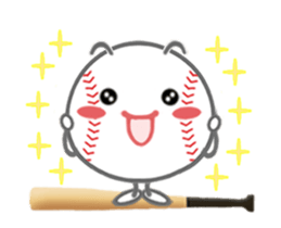 Let's enjoy baseball !! (Animated) sticker #12238849