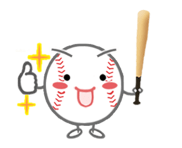 Let's enjoy baseball !! (Animated) sticker #12238850