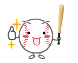 Let's enjoy baseball !! (Animated) sticker #12238850