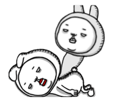 It moves!You'd like rabbit ,right? sticker #12239404