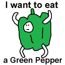 I want to eat THIS vegetables sticker #12239615