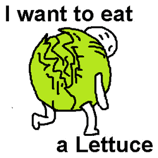 I want to eat THIS vegetables sticker #12239619