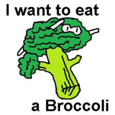 I want to eat THIS vegetables sticker #12239620