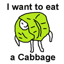 I want to eat THIS vegetables sticker #12239621