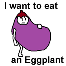 I want to eat THIS vegetables sticker #12239625
