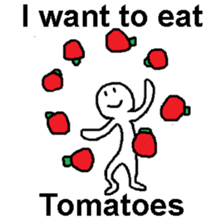 I want to eat THIS vegetables sticker #12239634