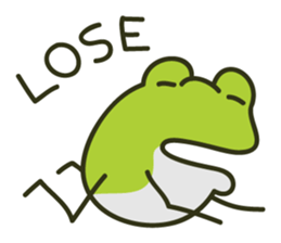 Keko the frog "athletic frog" sticker #12239655