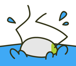 Keko the frog "athletic frog" sticker #12239671