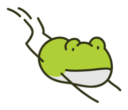 Keko the frog "athletic frog" sticker #12239672