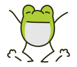 Keko the frog "athletic frog" sticker #12239676