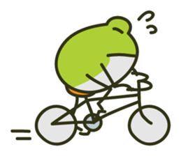 Keko the frog "athletic frog" sticker #12239680