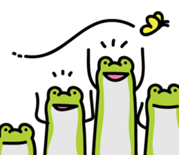 Keko the frog "athletic frog" sticker #12239689
